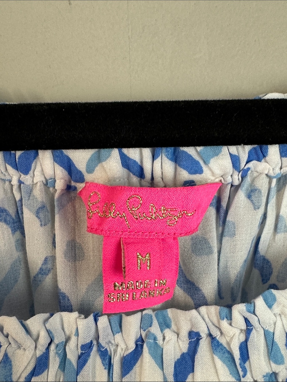 Lilly Pulitzer Nevie Off The Shoulder Blouse Size M Beach Resortwear - Picture 8 of 11
